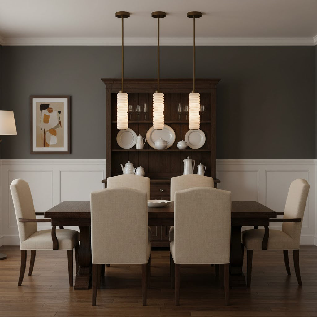 Payson Alabaster Pendant Lamp — view 11