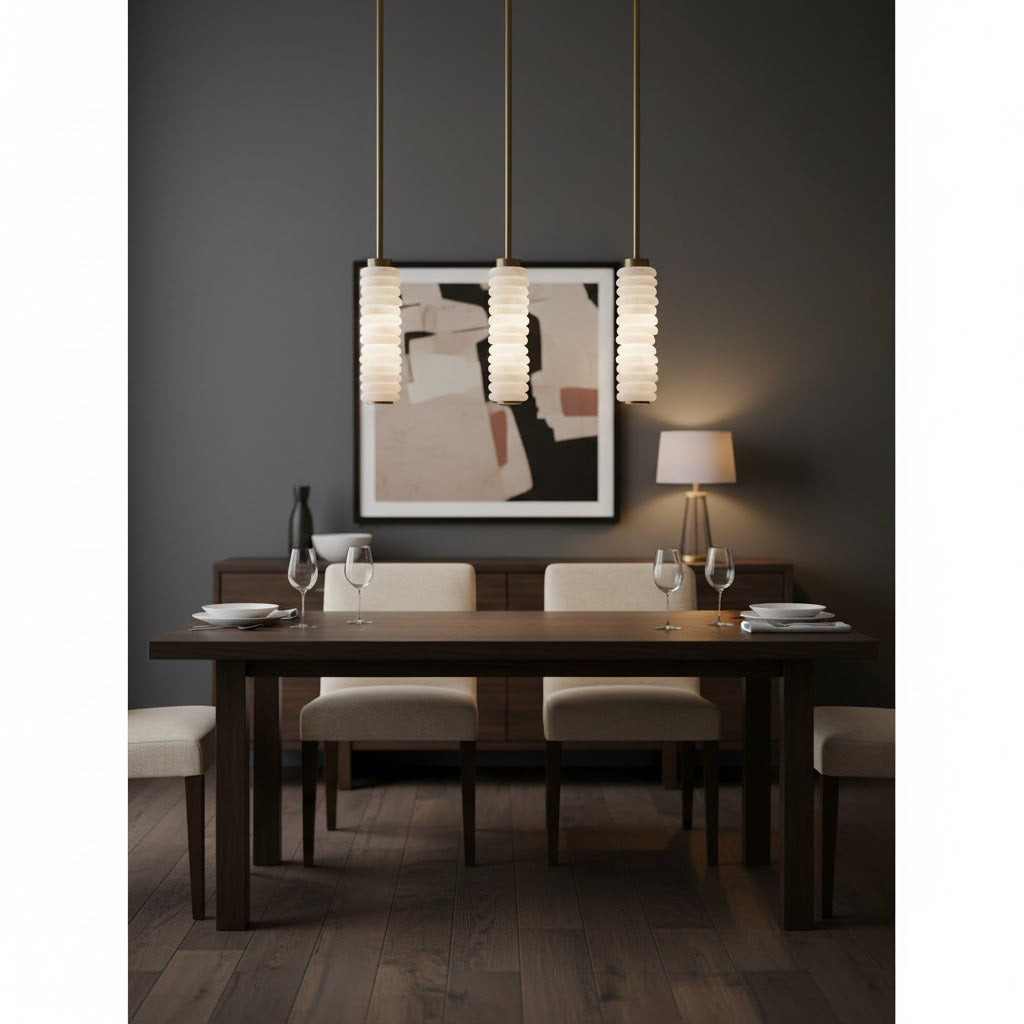 Payson Alabaster Pendant Lamp — view 12