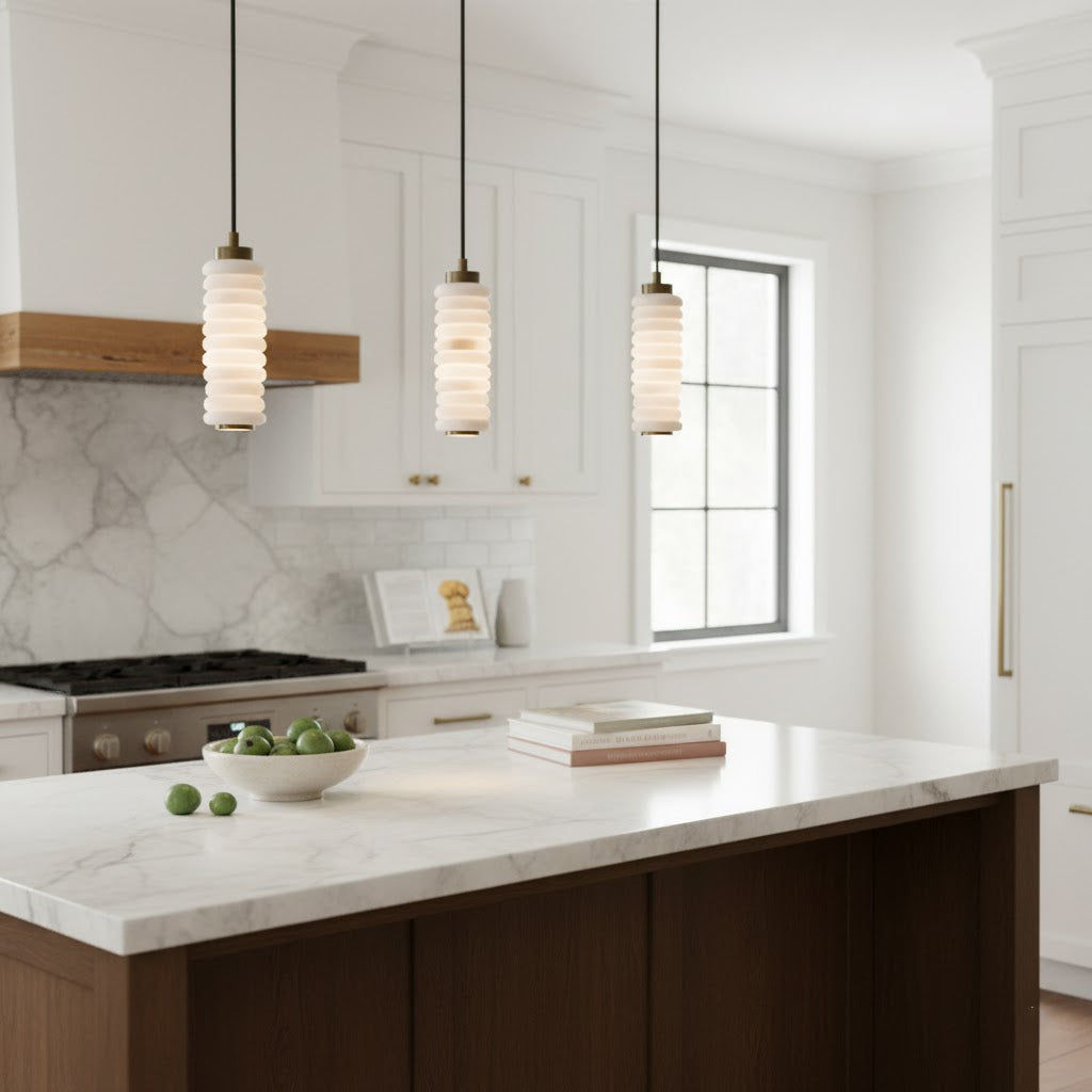 Payson Alabaster Pendant Lamp — view 2