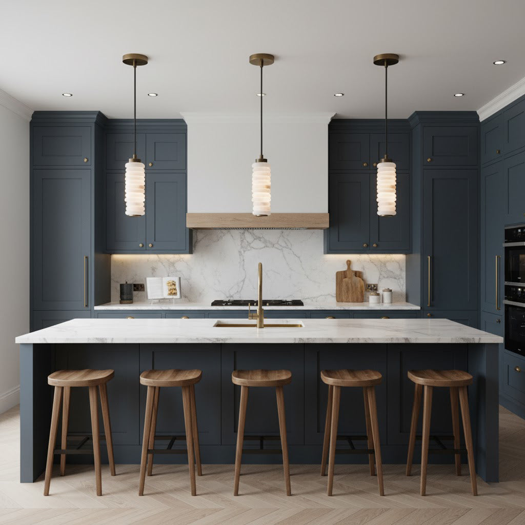 Payson Alabaster Pendant Lamp — view 4