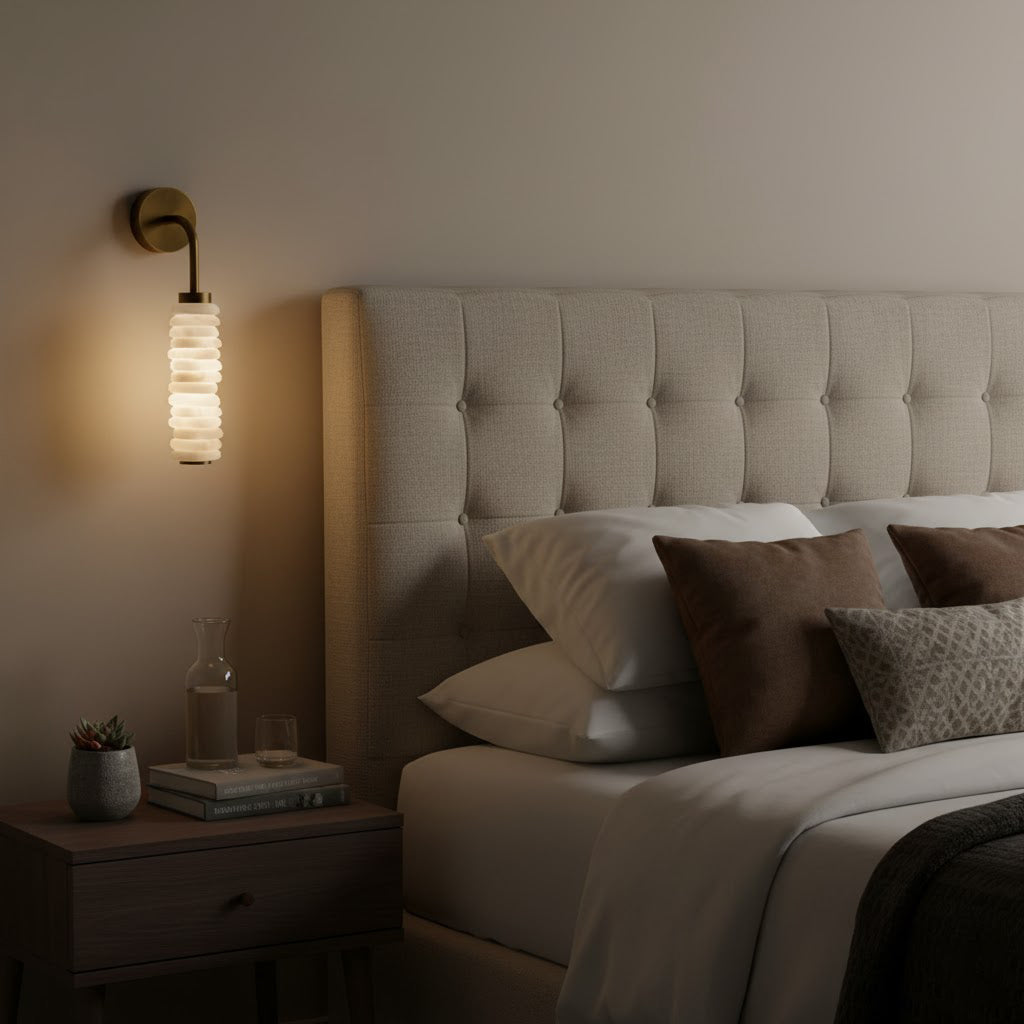 Payson Alabaster Wall Sconce — view 10