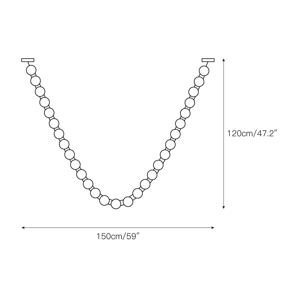 Pearl Necklace Chandelier — view 7