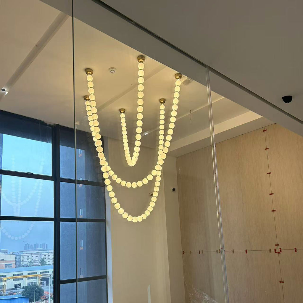 Pearl Necklace Chandelier — view 15