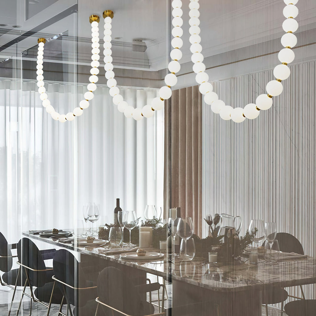 Pearl Necklace Chandelier — view 26