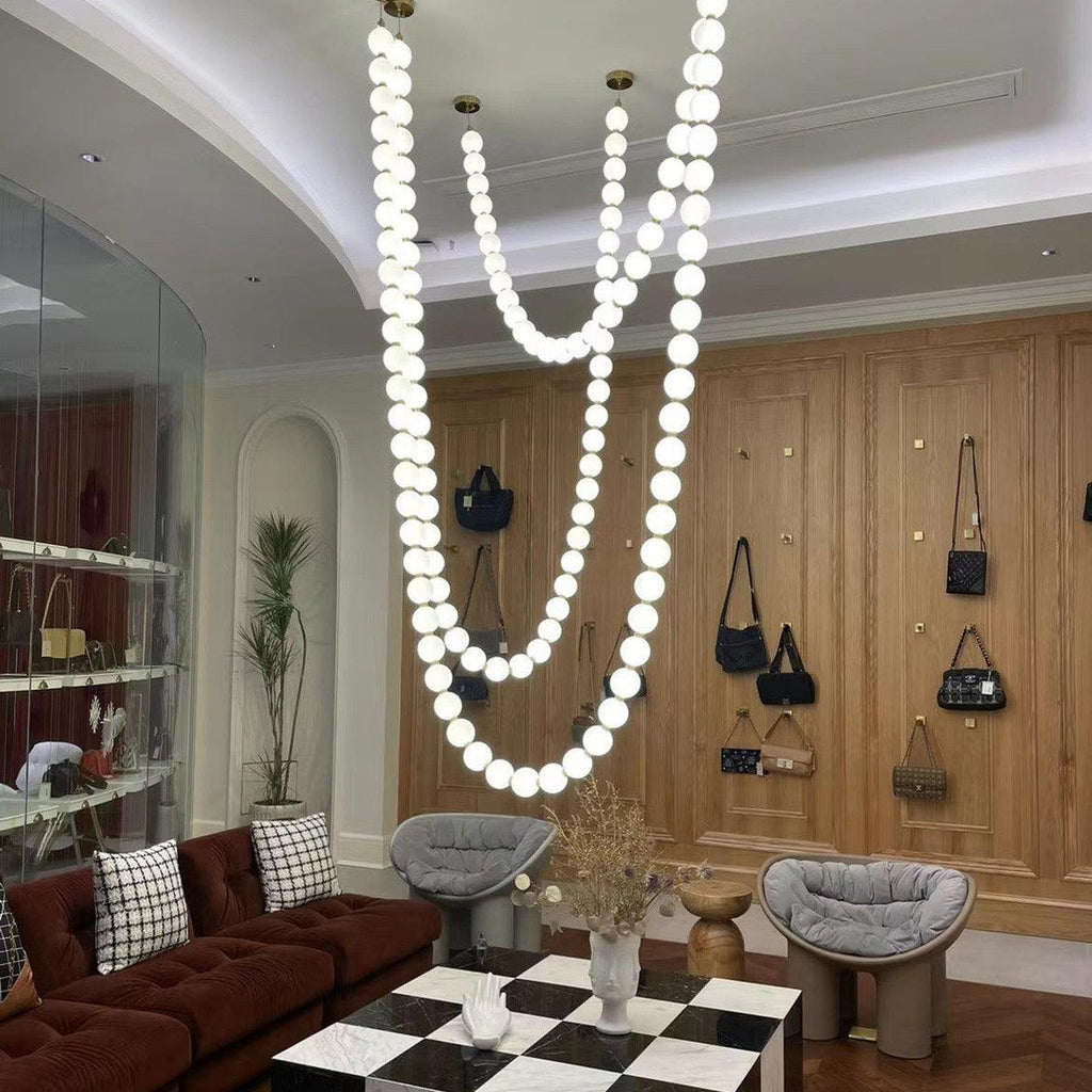 Pearl Necklace Chandelier — view 30
