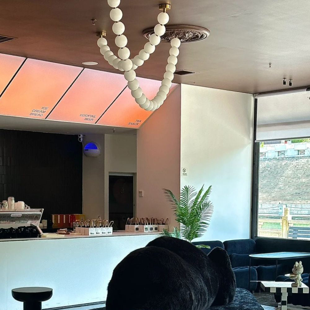 Pearl Necklace Chandelier — view 34