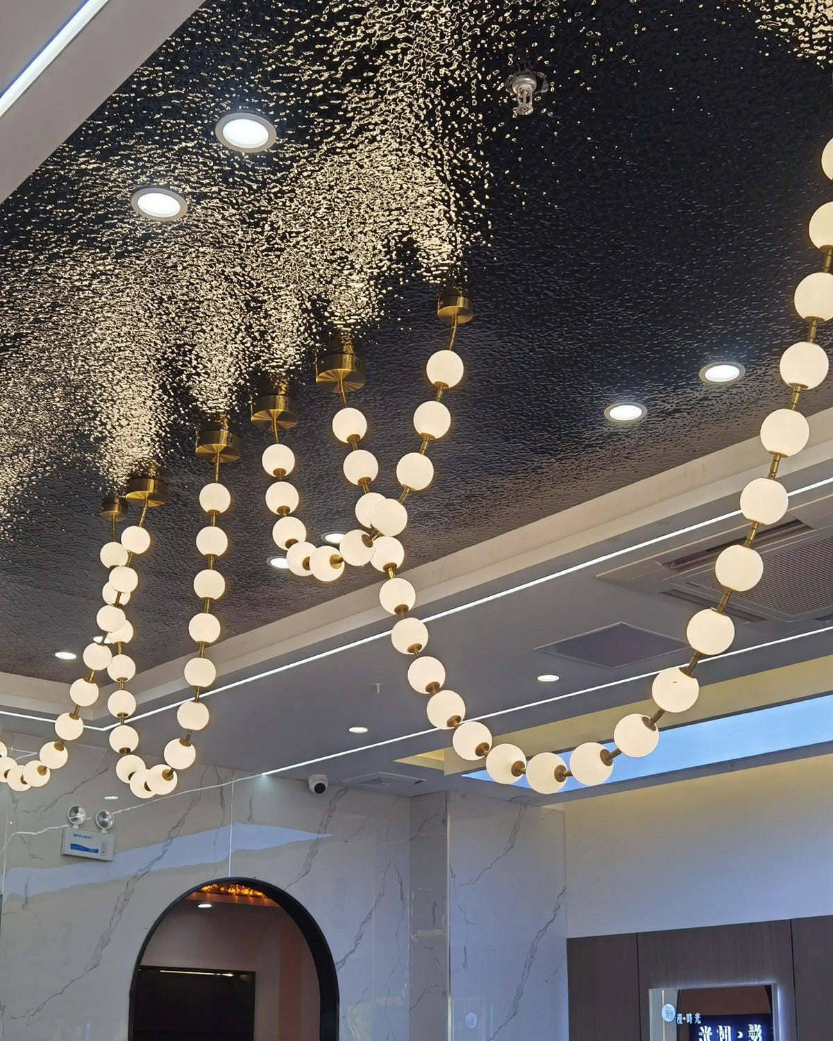 Pearl Necklace Chandelier — view 35