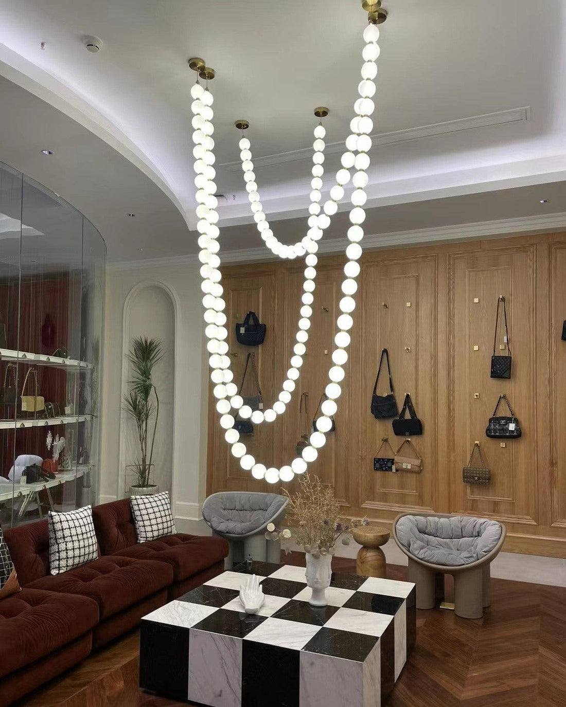 Pearl Necklace Chandelier — view 36