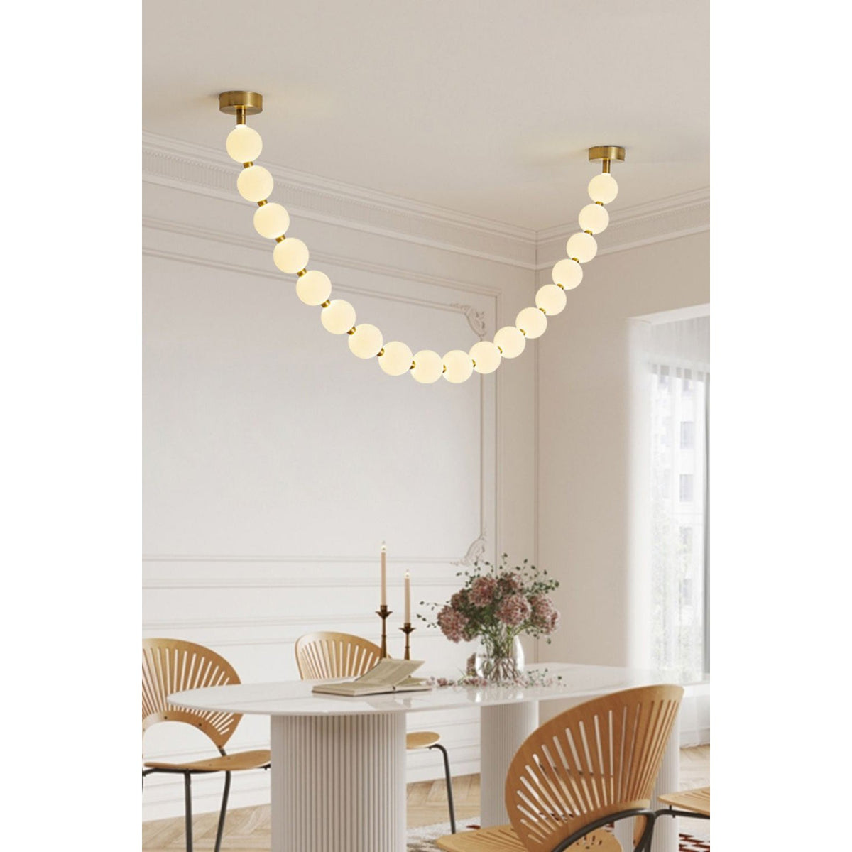 Pearl Necklace Chandelier — view 39