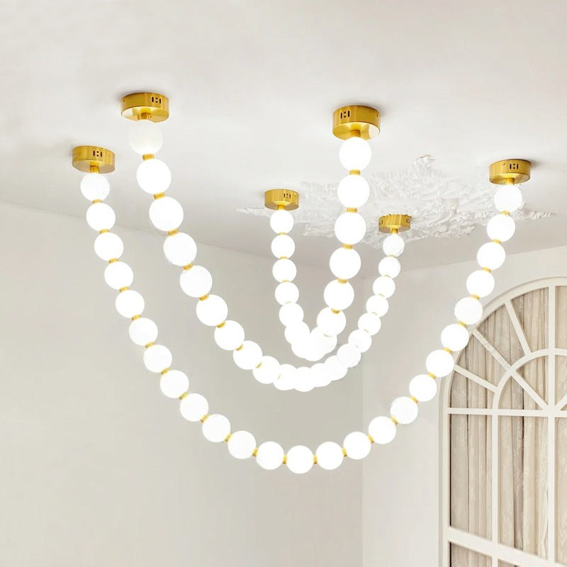 Pearl Necklace Chandelier — view 2