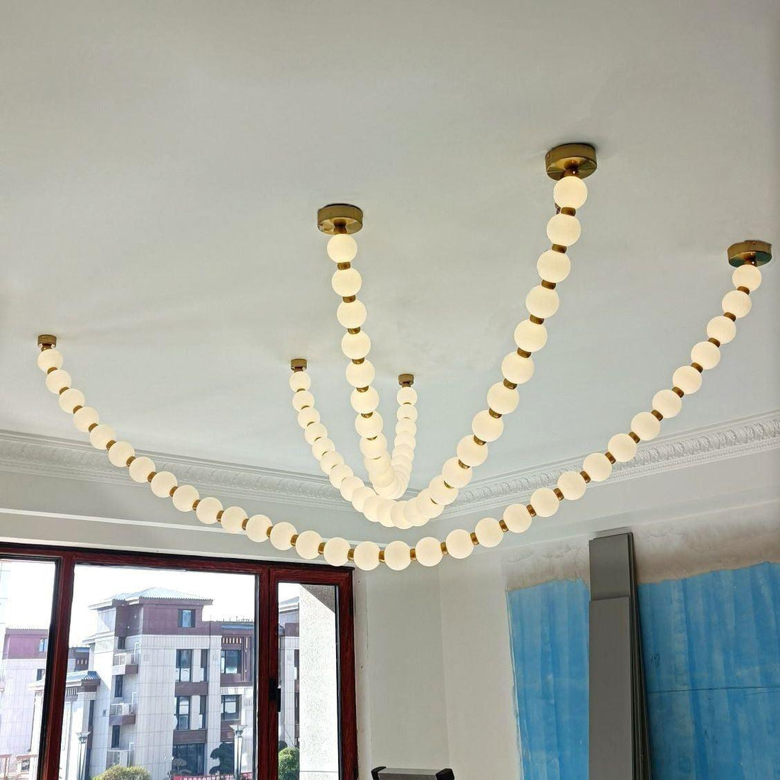 Pearl Necklace Chandelier — view 16