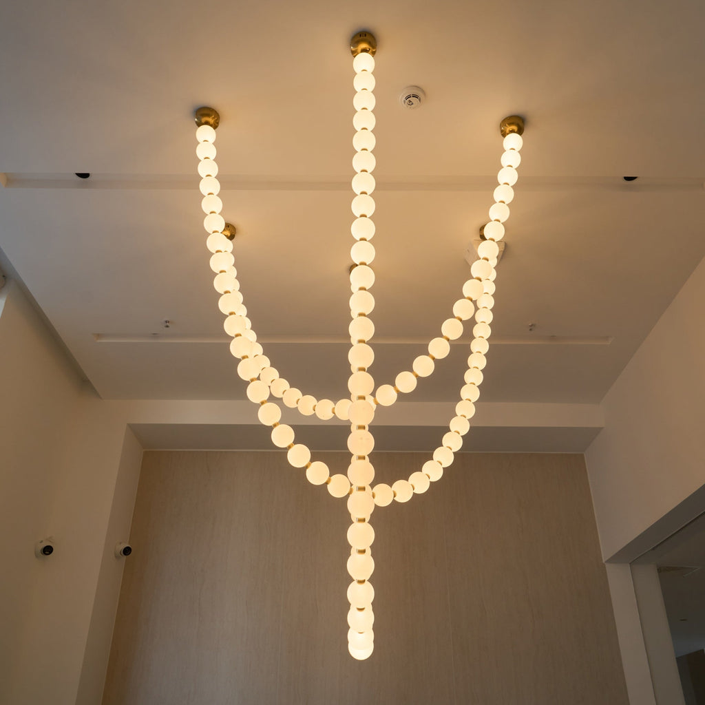 Pearl Necklace Chandelier — view 12