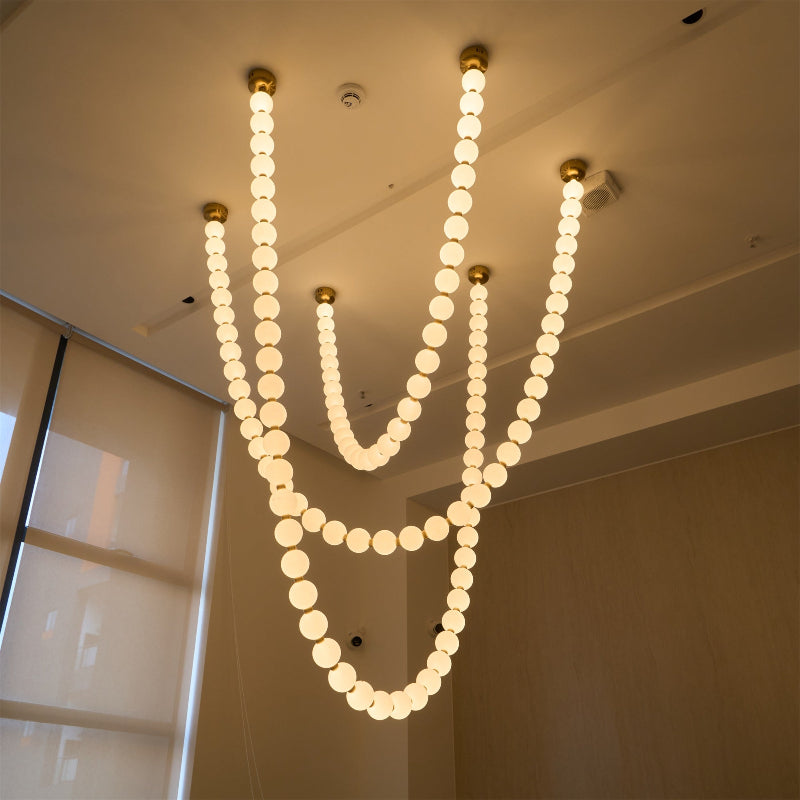 Pearl Necklace Chandelier — view 13
