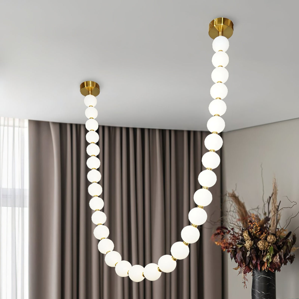 Pearl Necklace Chandelier — view 22