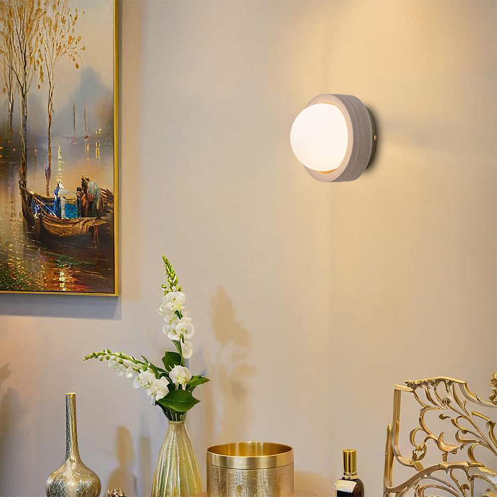 Pearla Travertine Wall Lamp — view 4