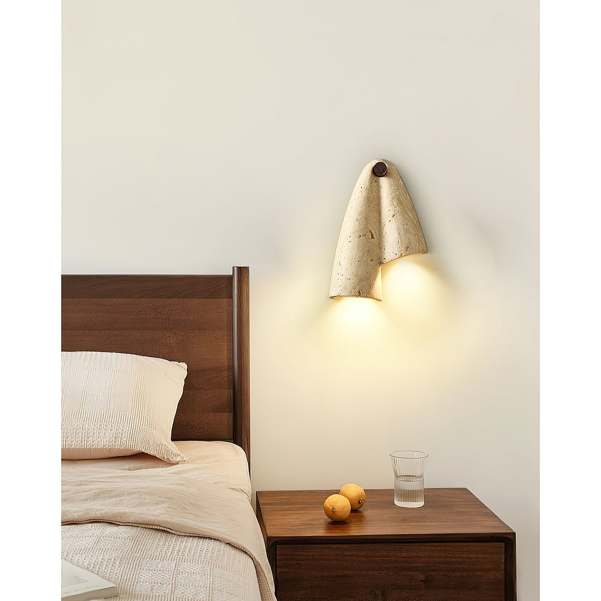 Pearlmont Travertine Wall Lamp — view 7