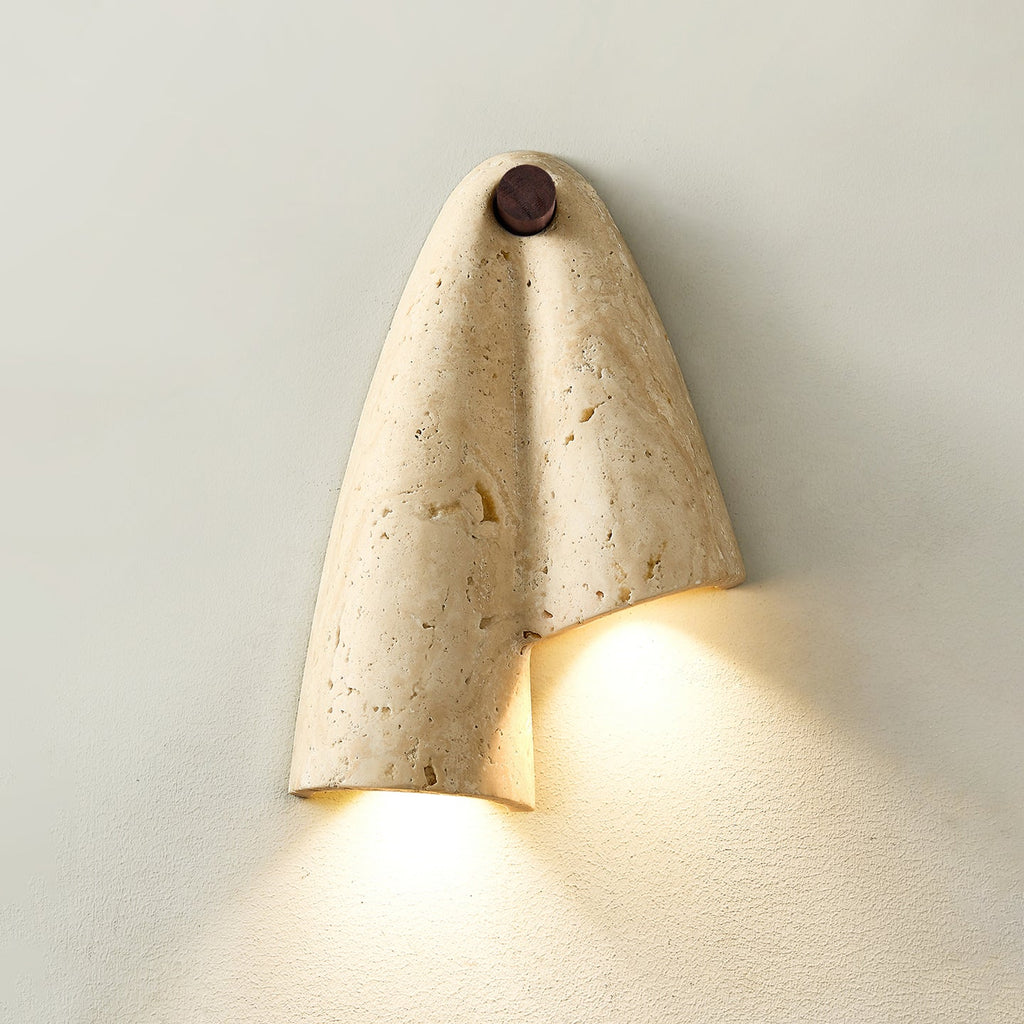 Pearlmont Travertine Wall Lamp — view 13
