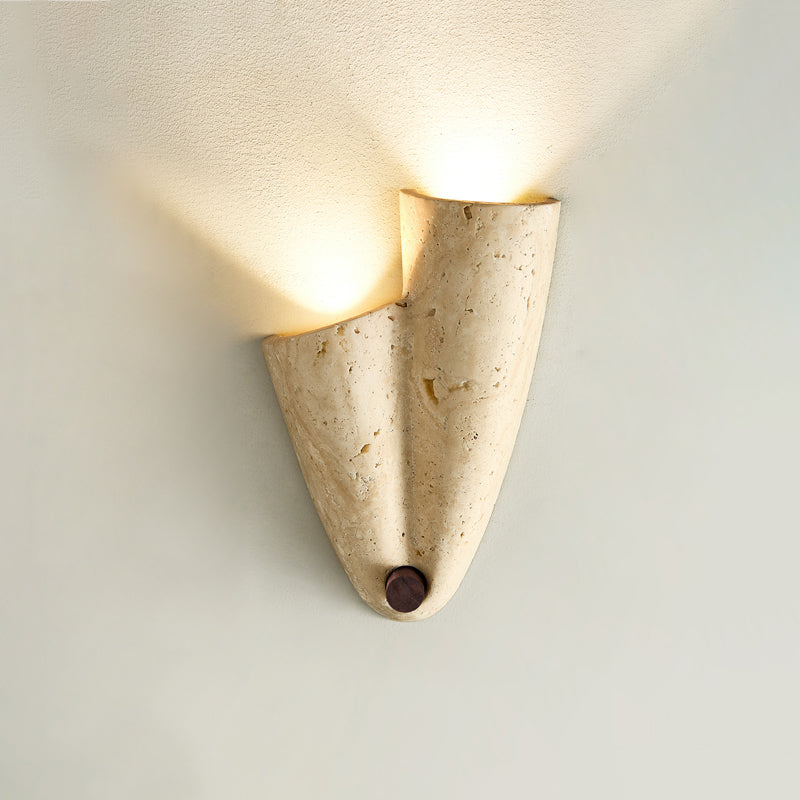 Pearlmont Travertine Wall Lamp — view 11