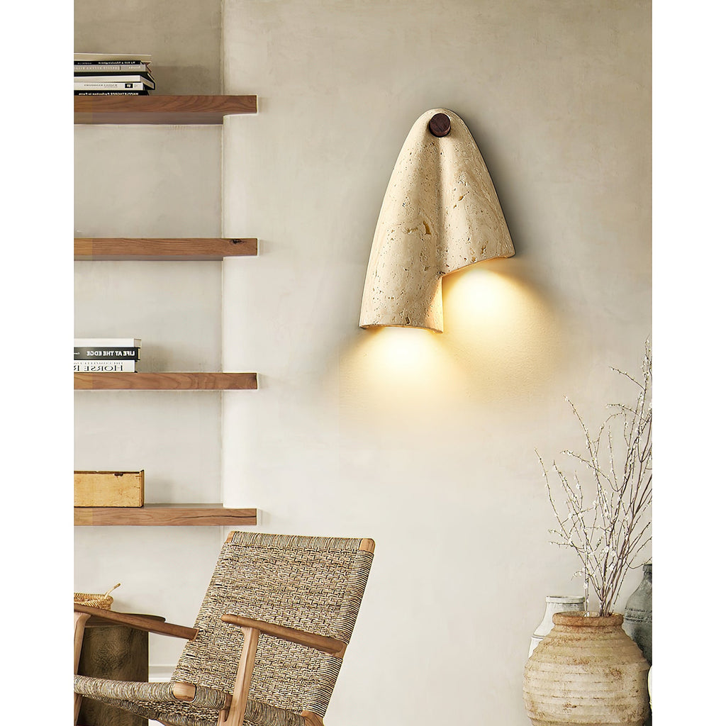 Pearlmont Travertine Wall Lamp — view 6