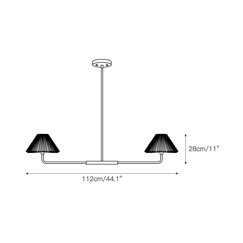 Pearson Linear Pendant Lamp — view 3