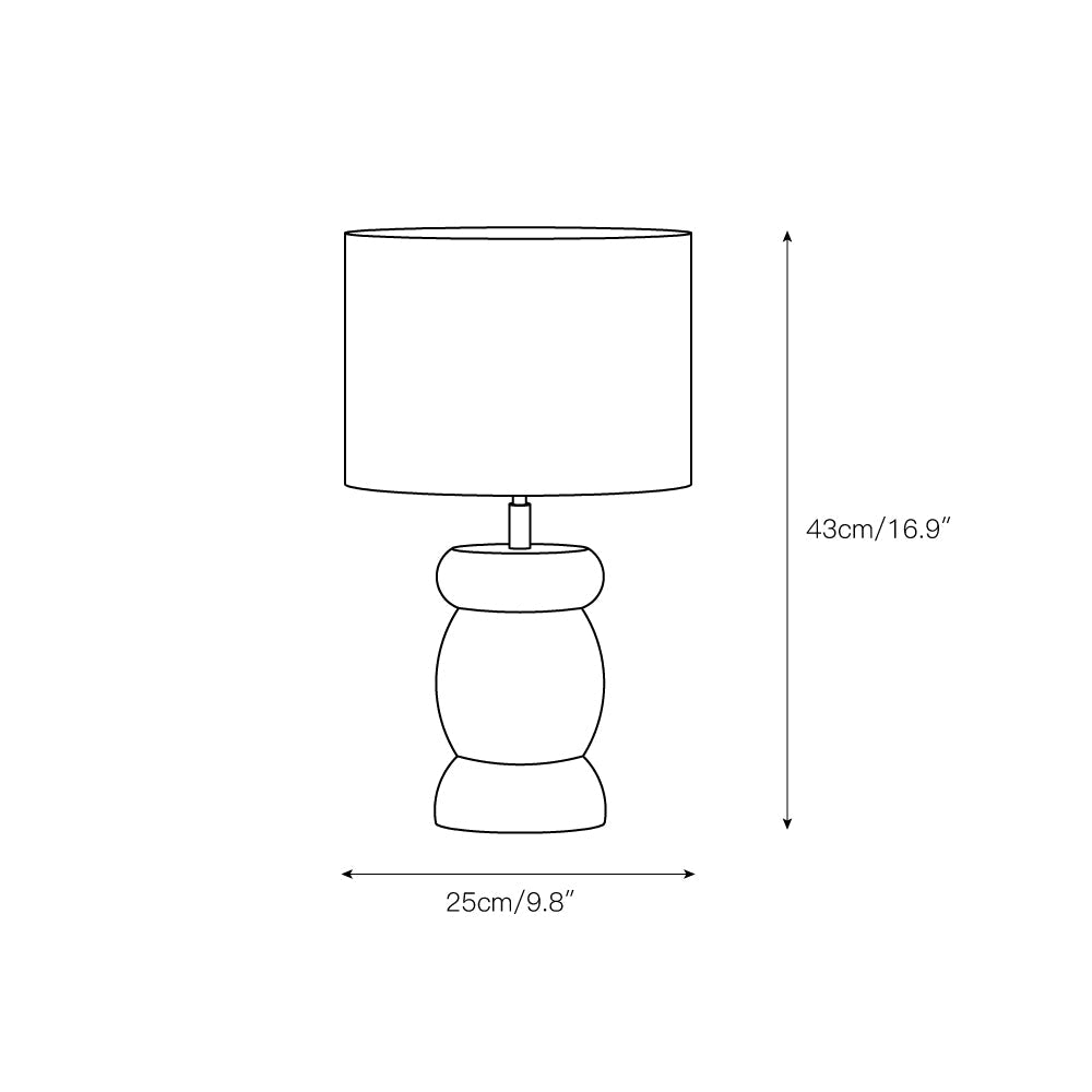 Pebble Wood Table Lamp — view 4