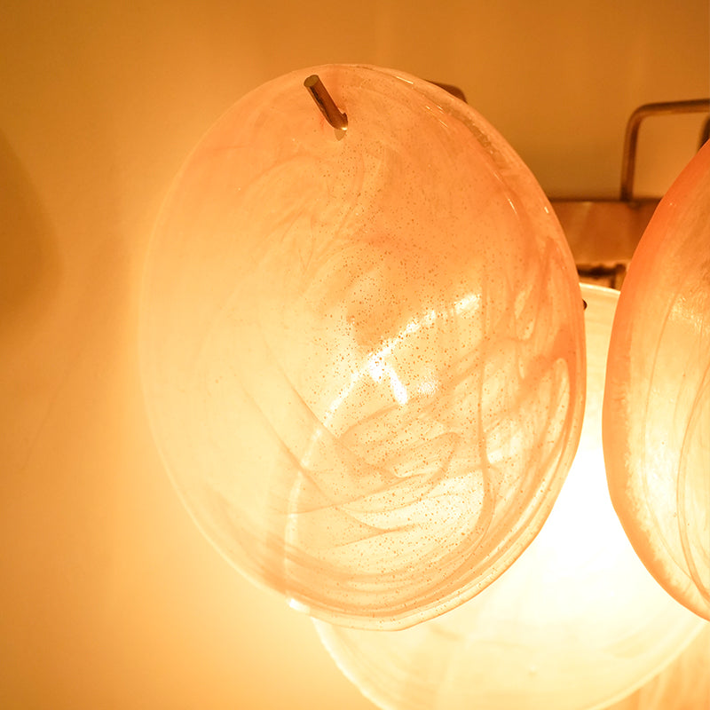 Pink Murano Disc Wall Lamp — view 5