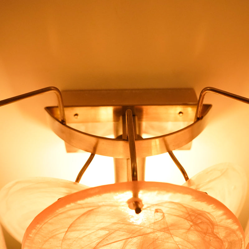 Pink Murano Disc Wall Lamp — view 6