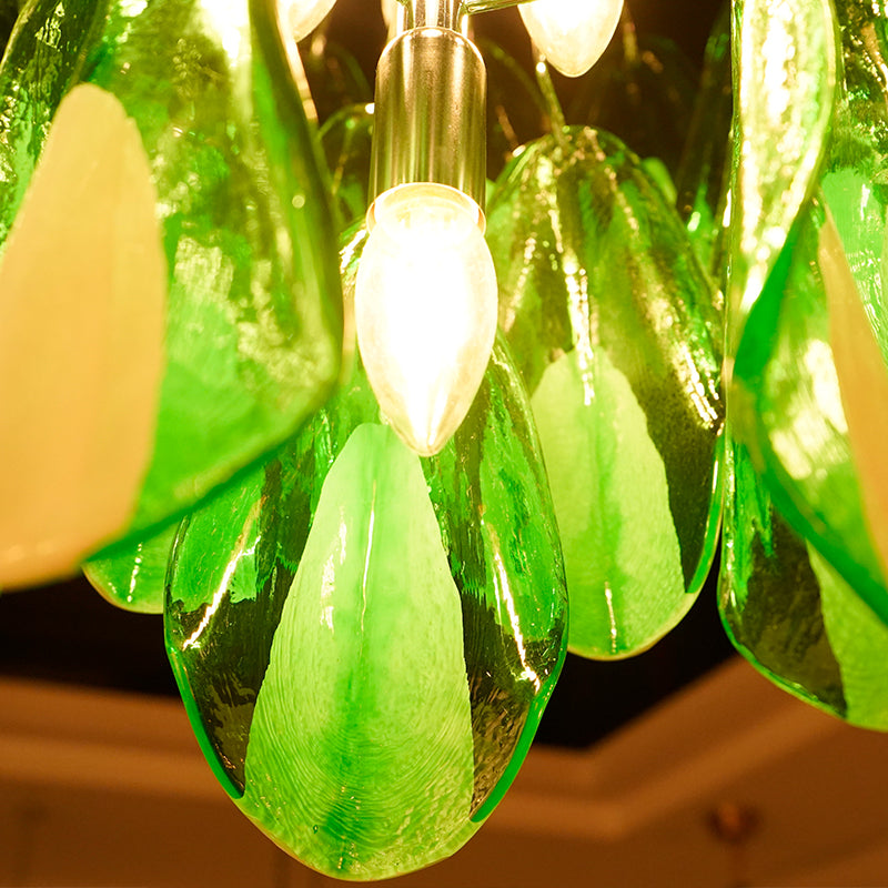 Saddle Green Chandelier