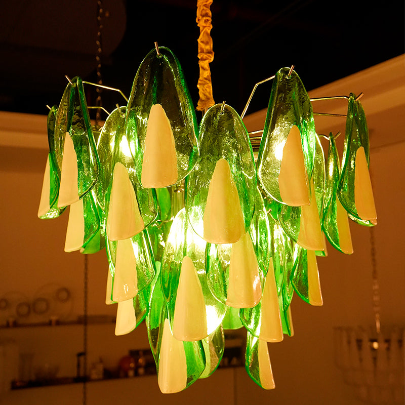 Saddle Green Chandelier