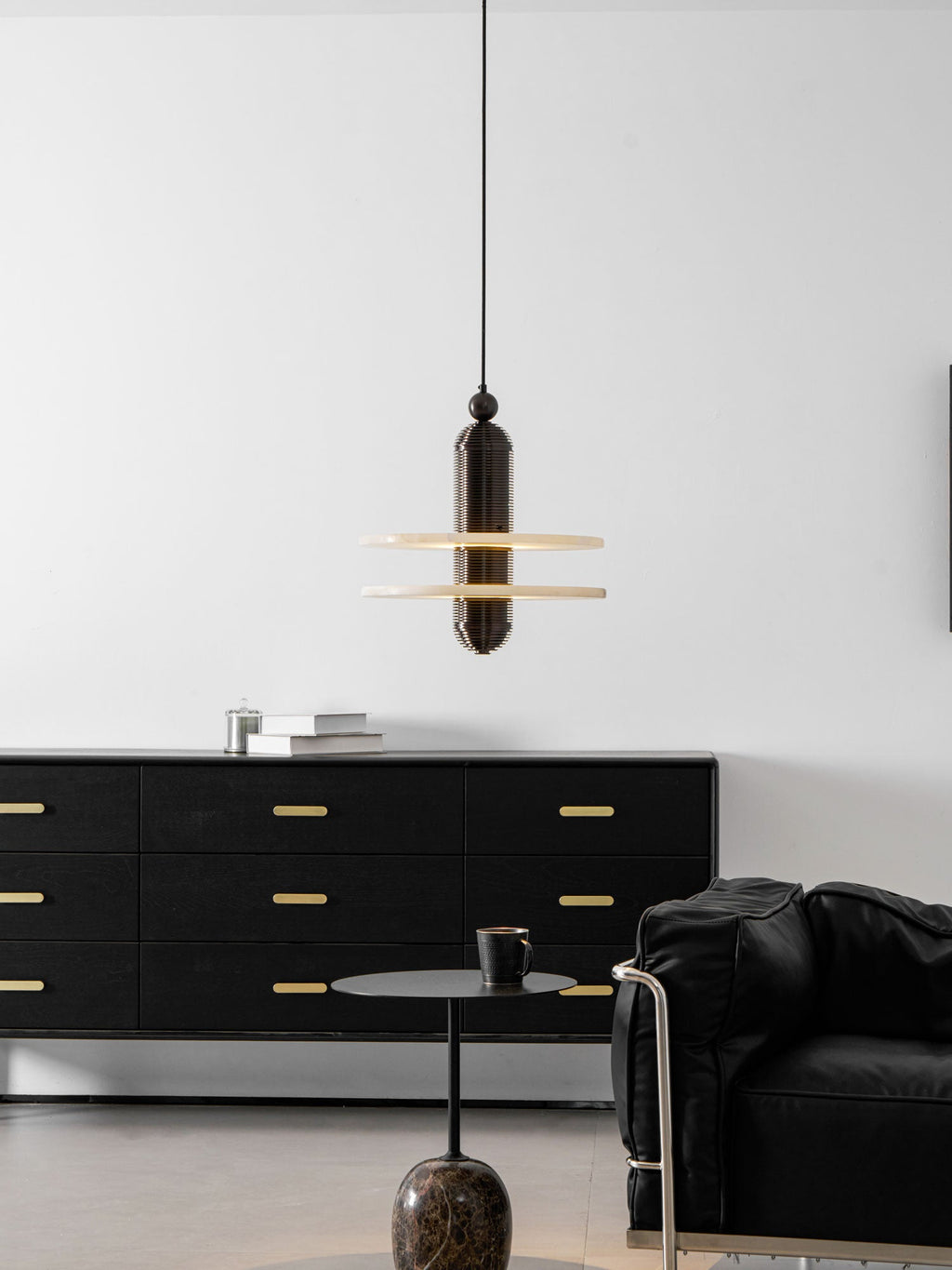 Alabaster Comet Pendant Lamp — view 12