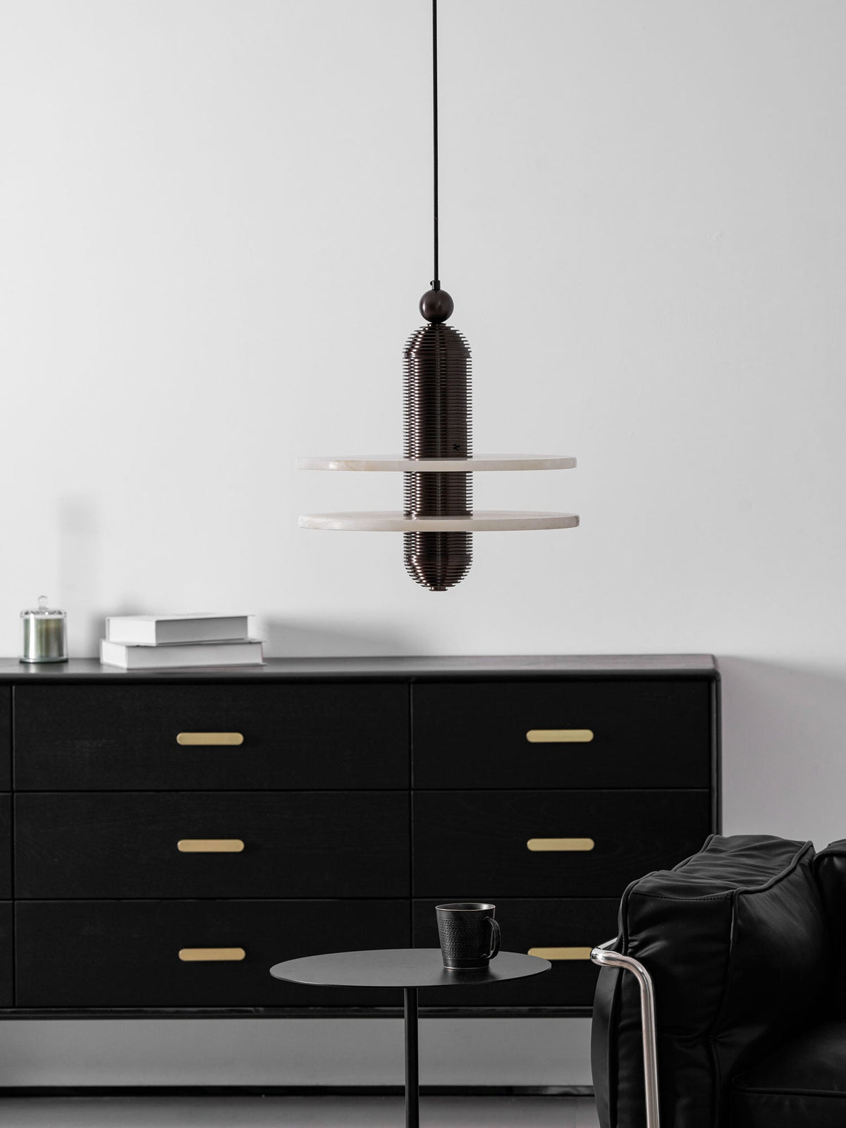 Alabaster Comet Pendant Lamp — view 15