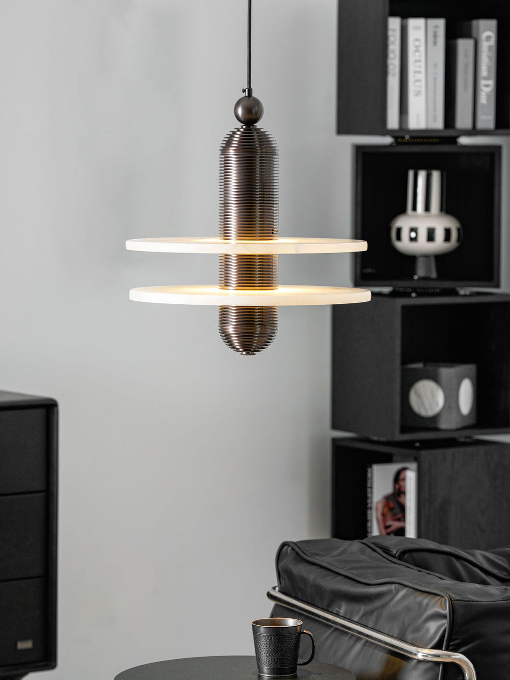 Alabaster Comet Pendant Lamp — view 13