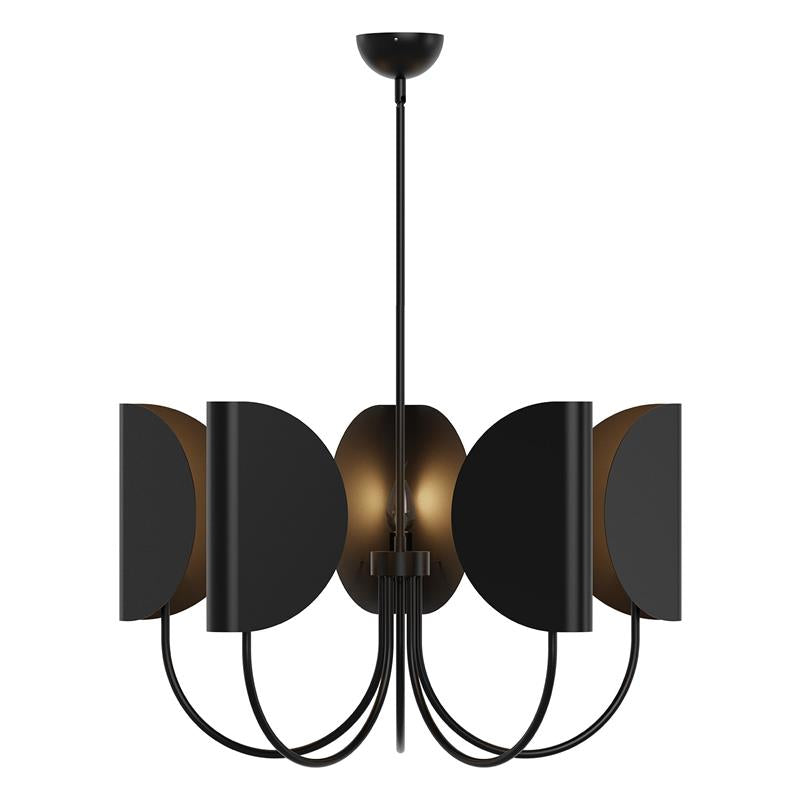 Leaf Brass Chandelier — view 18