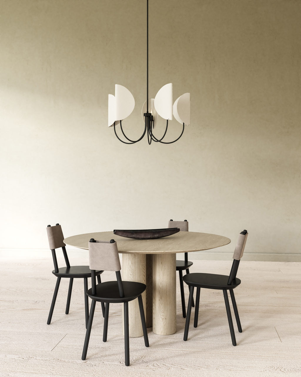 Leaf Brass Chandelier — view 2