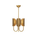 Leaf Brass Chandelier — view 12