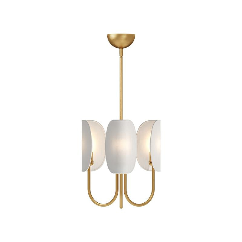 Leaf Brass Chandelier — view 13
