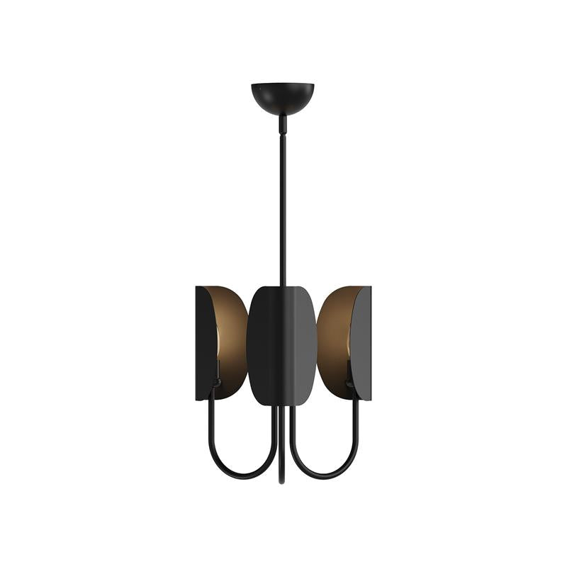 Leaf Brass Chandelier — view 14