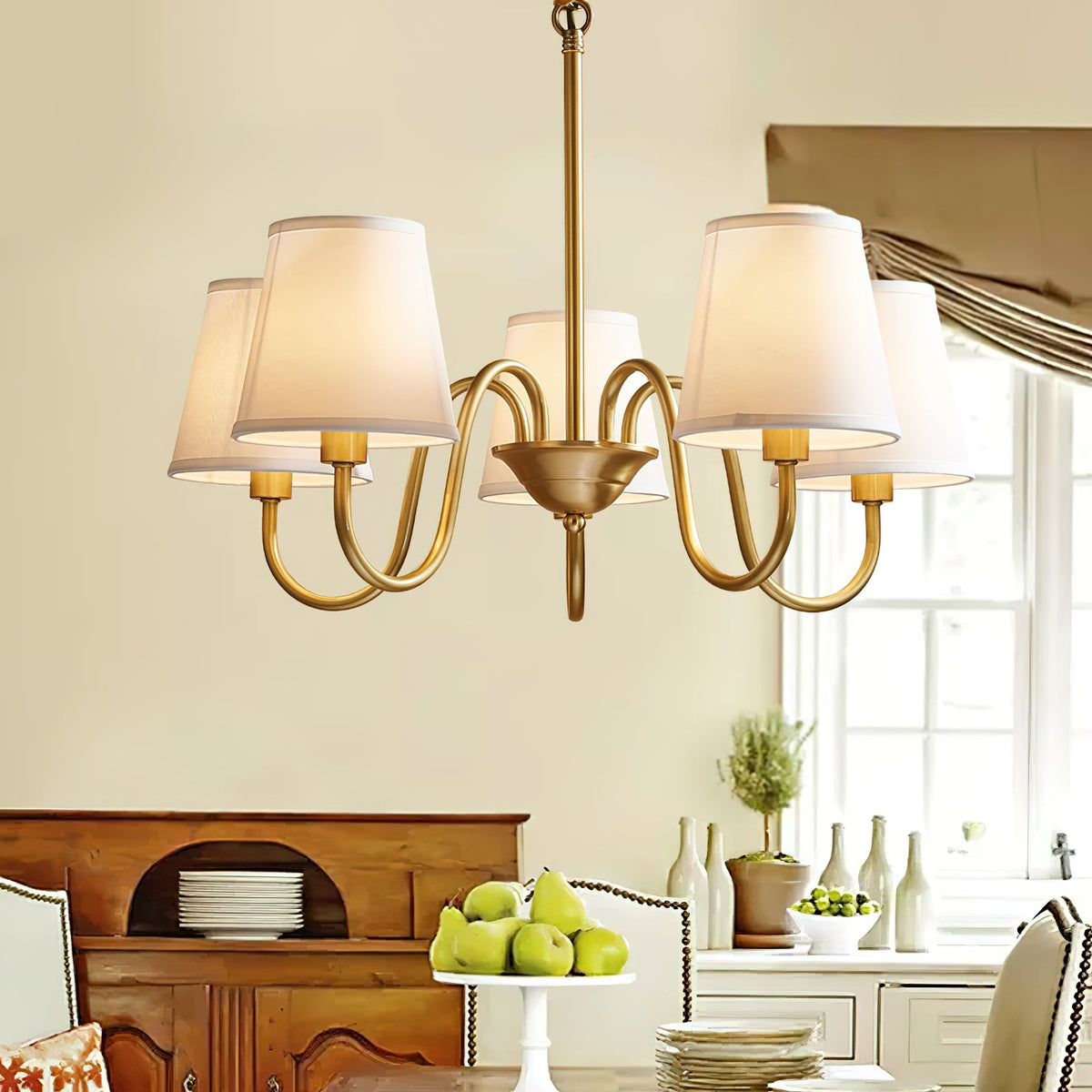 Aged Stacey Chandelier — view 25