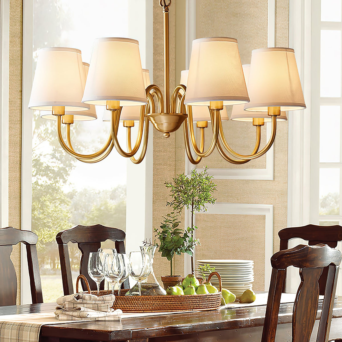 Aged Stacey Chandelier — view 23
