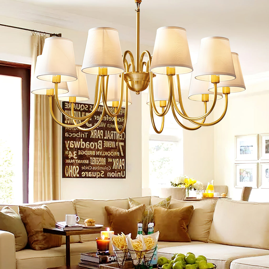 Aged Stacey Chandelier — view 29