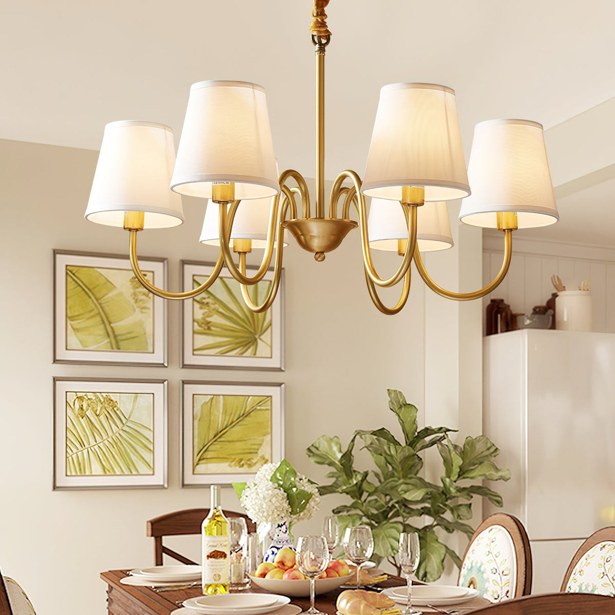 Aged Stacey Chandelier — view 30