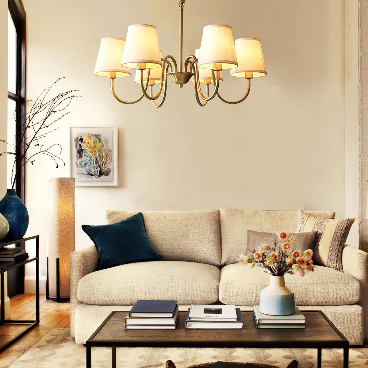 Aged Stacey Chandelier — view 34