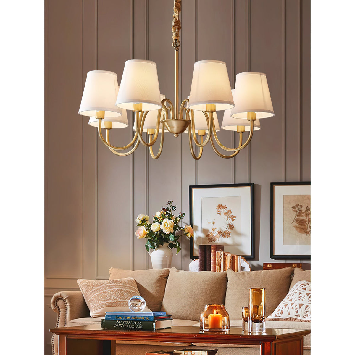 Aged Stacey Chandelier — view 43