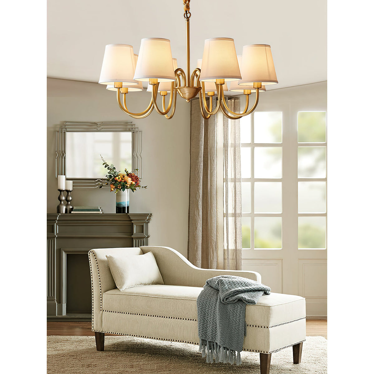 Aged Stacey Chandelier — view 42