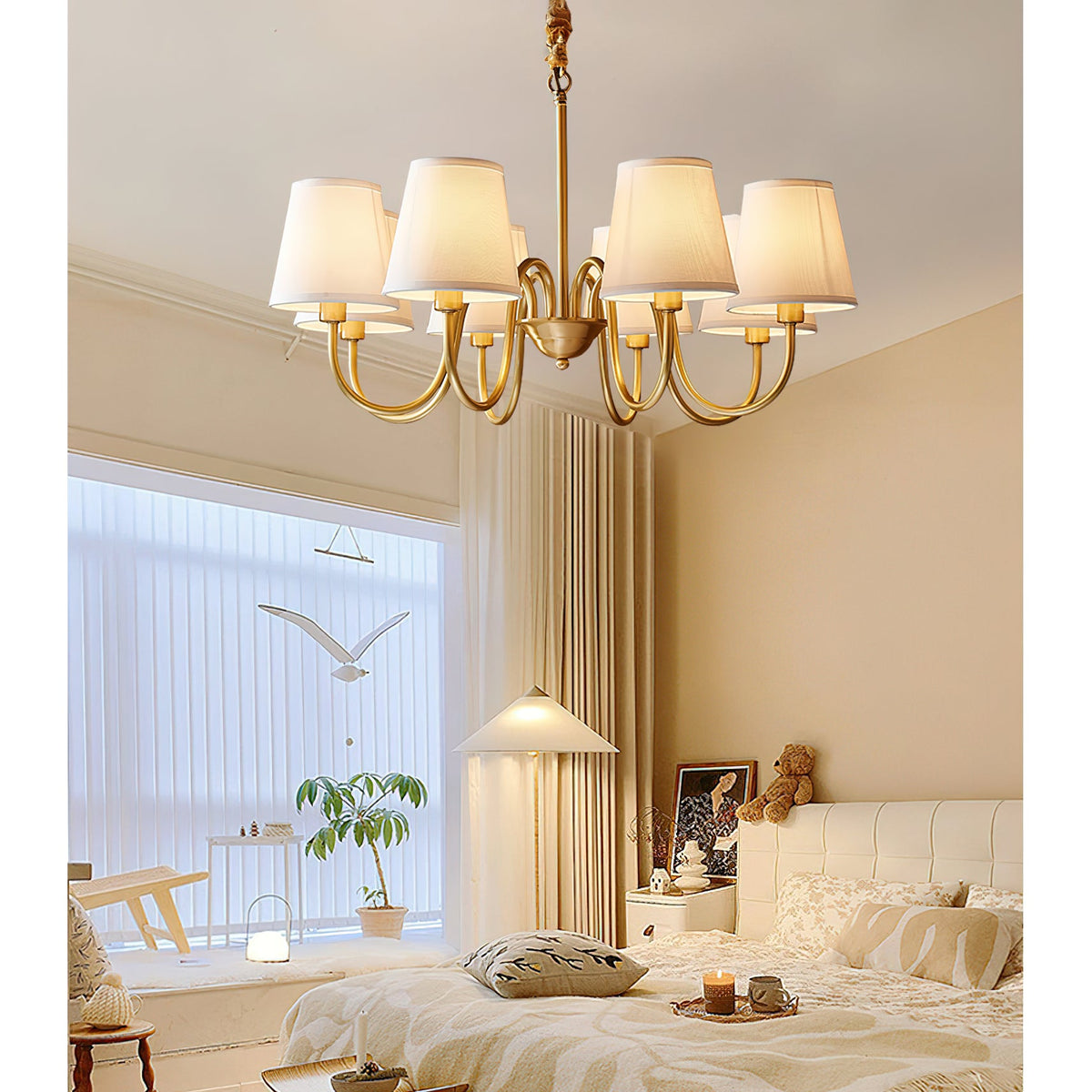 Aged Stacey Chandelier — view 45