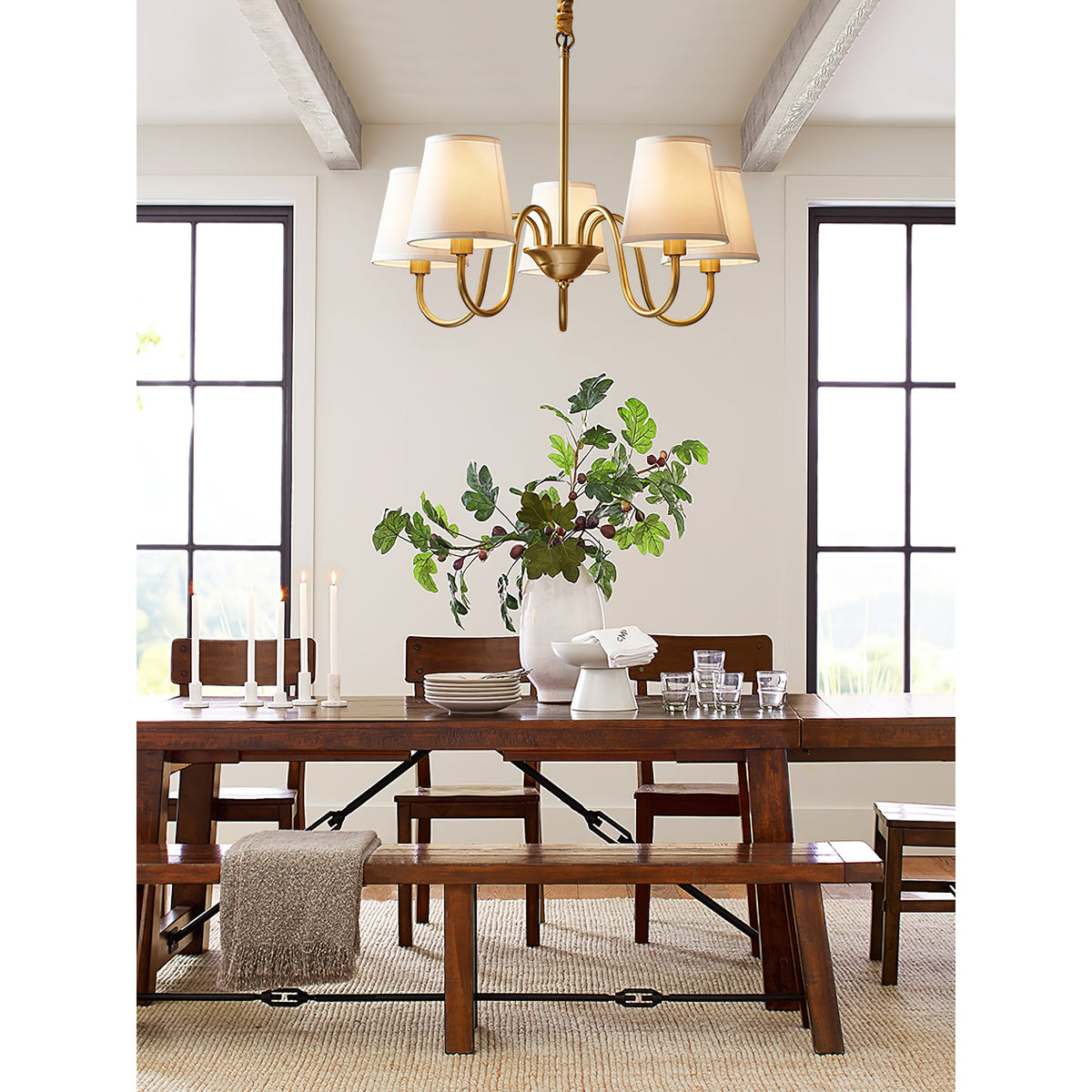 Aged Stacey Chandelier — view 40