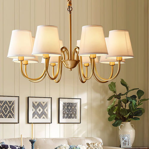 Aged Stacey Chandelier — view 2