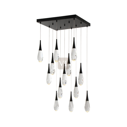 Crystal Drop LED Pendant Light