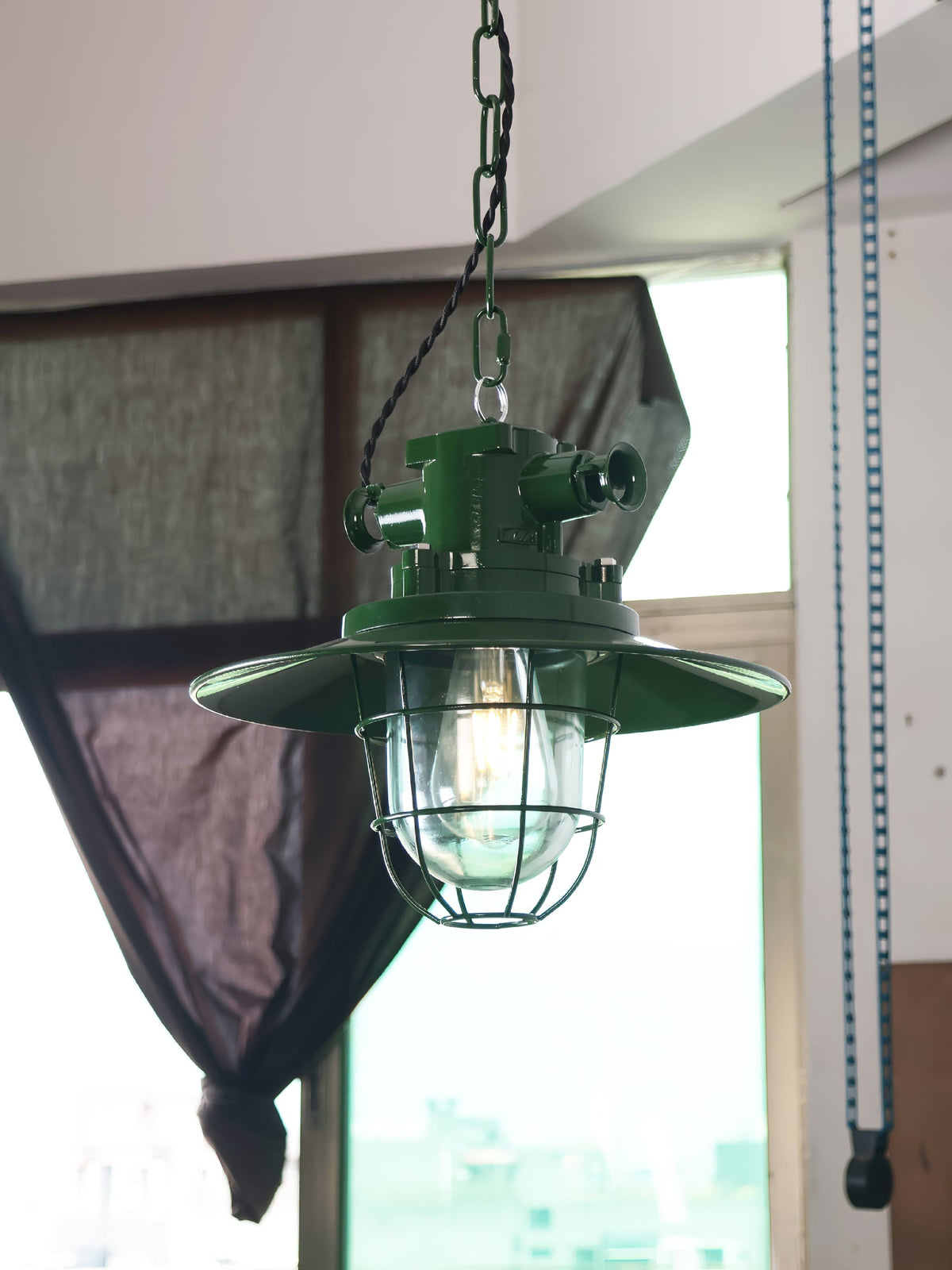Thorlux Green Swag Light — view 8