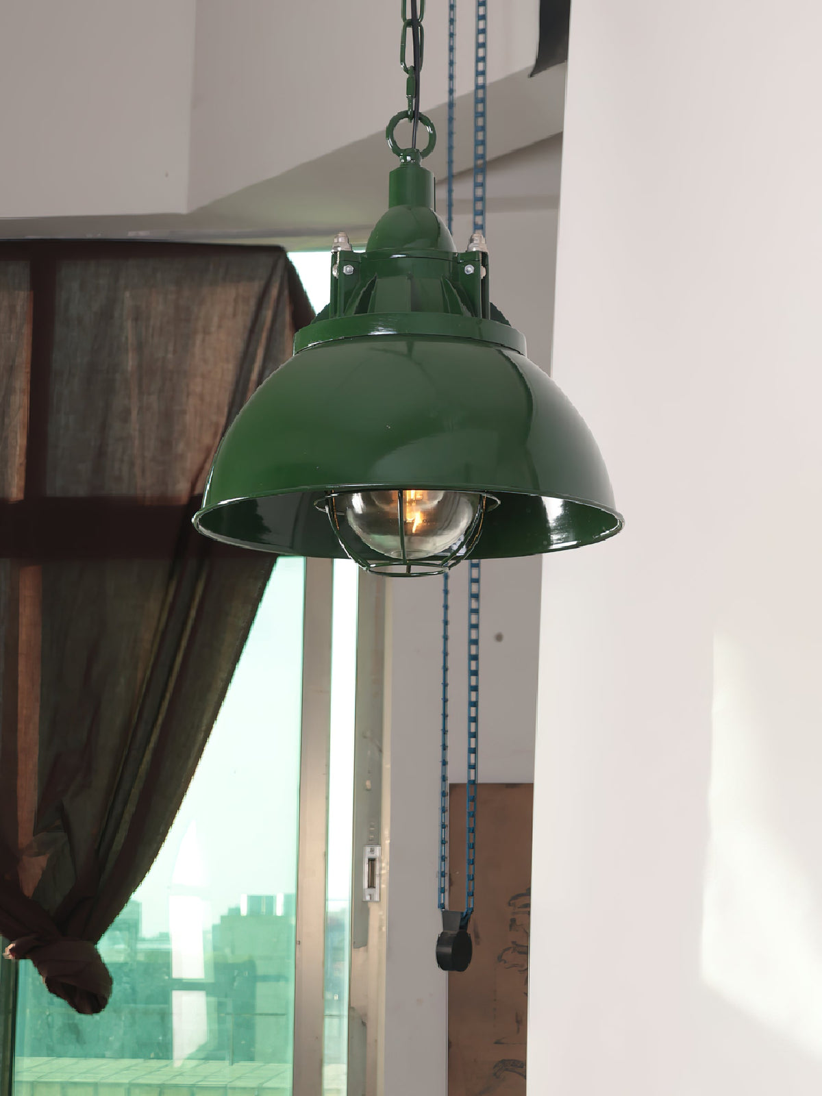 Thorlux Green Swag Light — view 9